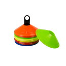 60 Pack Sports Training Discs Markers Cones Soccer AFL Exercise Personal Fitness
